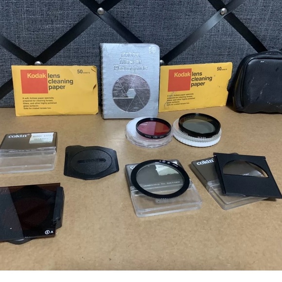 Lot Of Vintage Nikon Lens.. 52mm Polar Circular Polarizer Filter An Others….